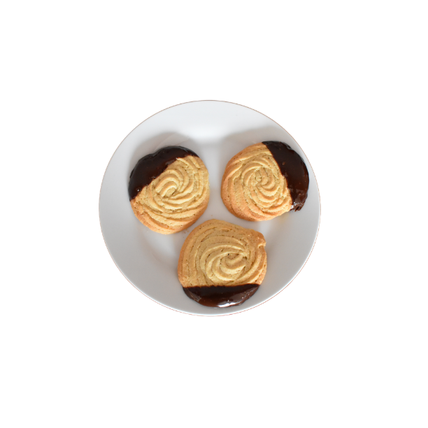 Chocolate dipped Sand cookies